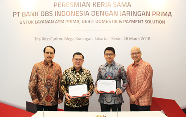 Peresmian Kerja Sama PT Bank DBS Indonesia dengan Jaringan PRIMA