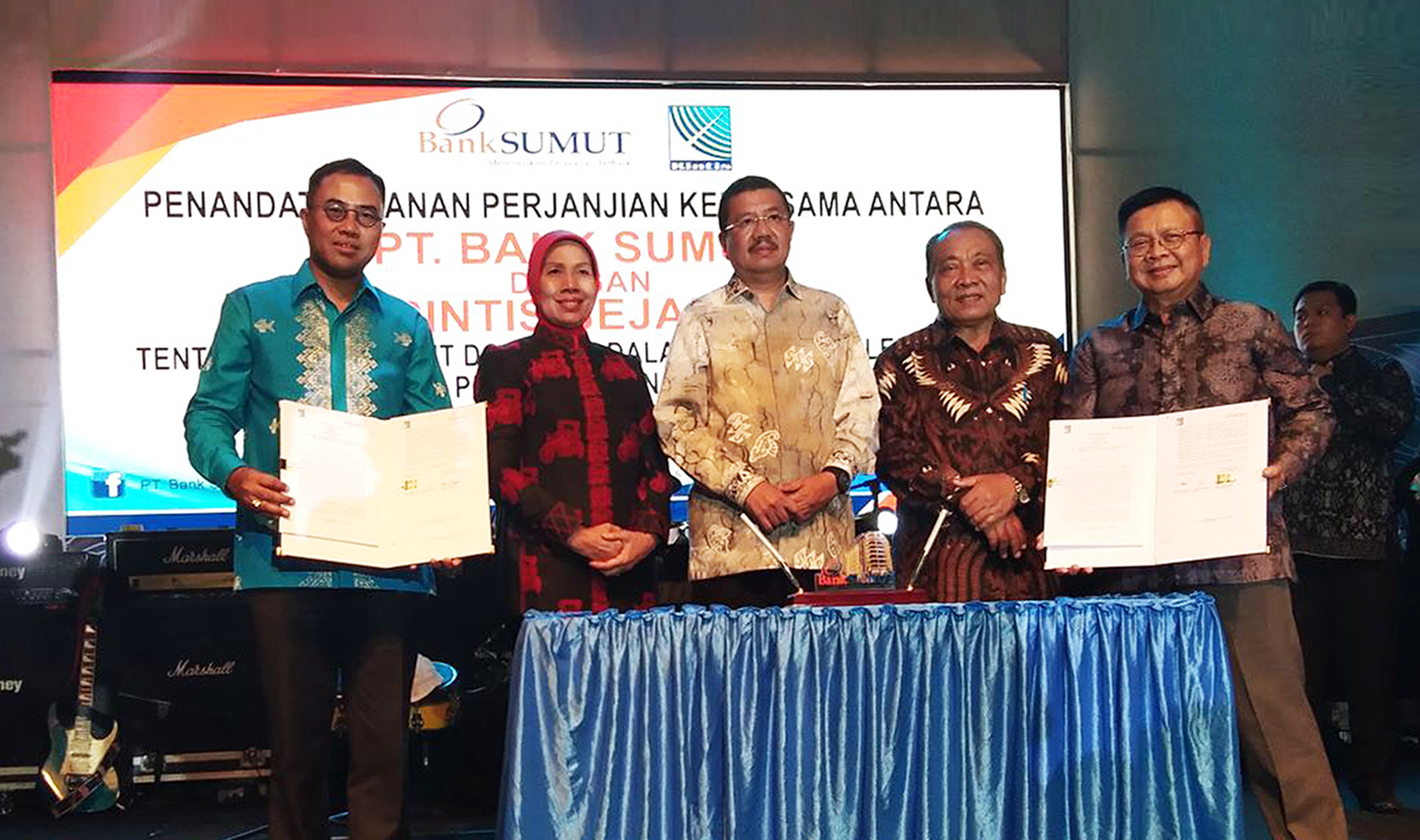 Penandatanganan Kerja Sama implementasi GPN dengan Bank SUMUT