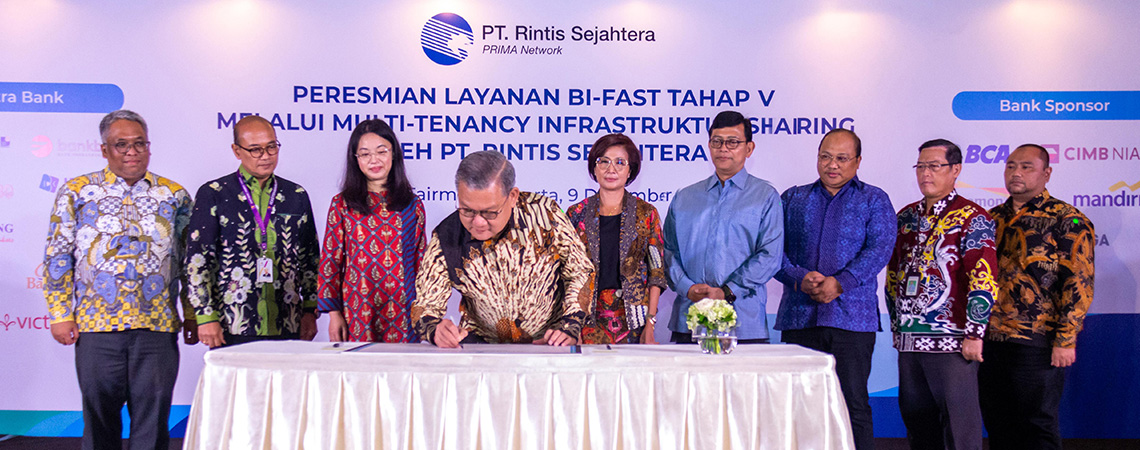 PT Rintis Sejahtera Koneksikan 9 Bank Jadi Peserta BI-FAST Tahap V