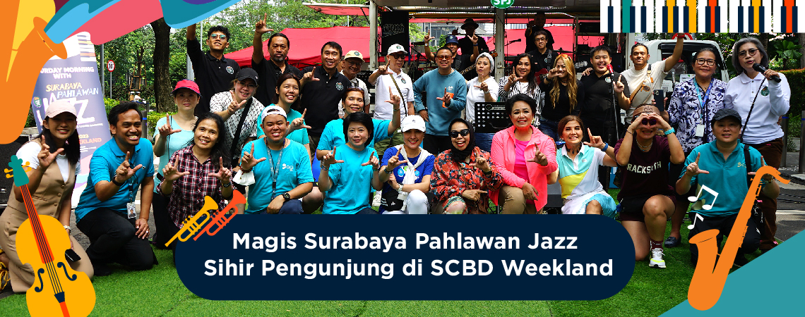 Magis Surabaya Pahlawan Jazz Sihir Pengunjung di SCBD Weekland