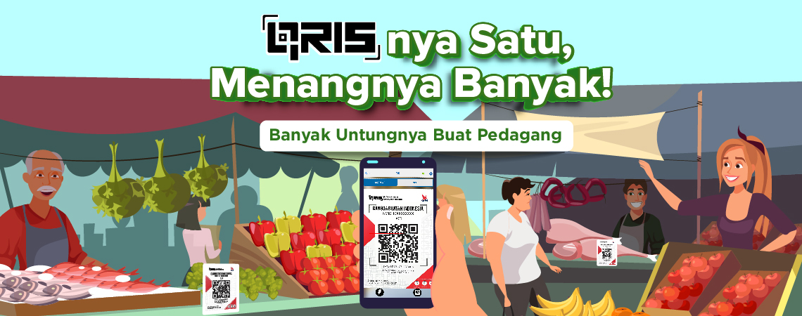QRISnya Satu, Menangnya Banyak! Banyak Untungnya Buat Pedagang