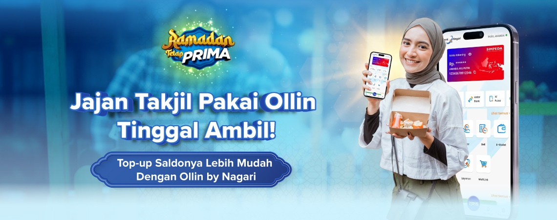 Jajan Takjil Pakai Ollin, Tinggal Ambil!