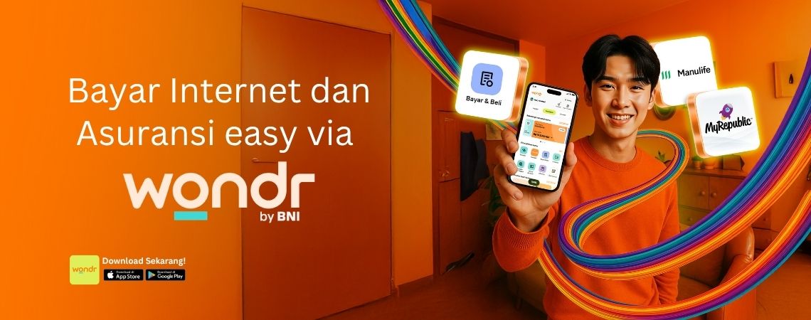 Bayar Internet dan Asuransi easy via wondr by BNI!