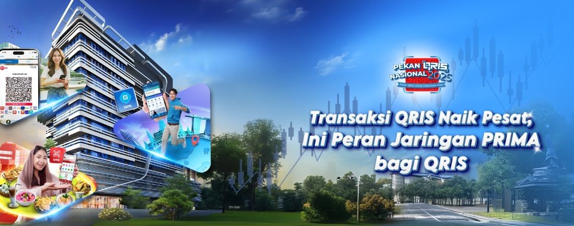 Transaksi QRIS Naik Pesat, Ini Peran Jaringan PRIMA bagi QRIS
