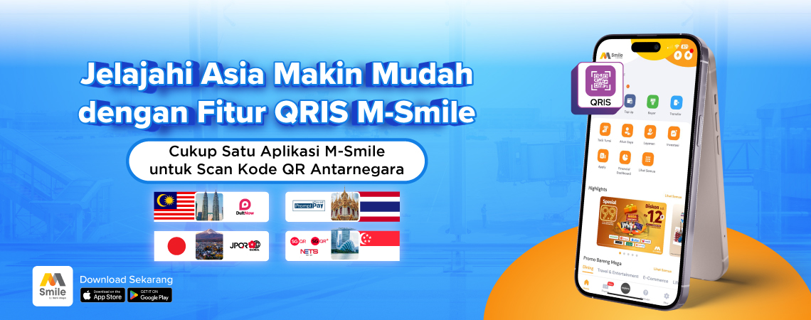 Jelajahi Asia Makin Mudah dengan Fitur QRIS M-Smile