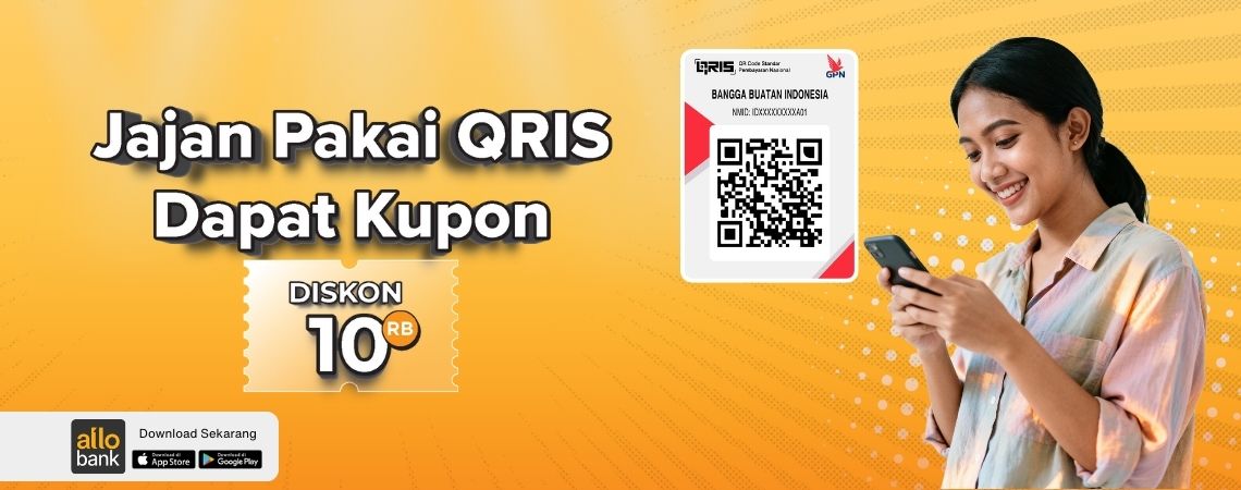 Jajan Pakai QRIS Dapat Kupon Diskon 10 Ribu Rupiah
