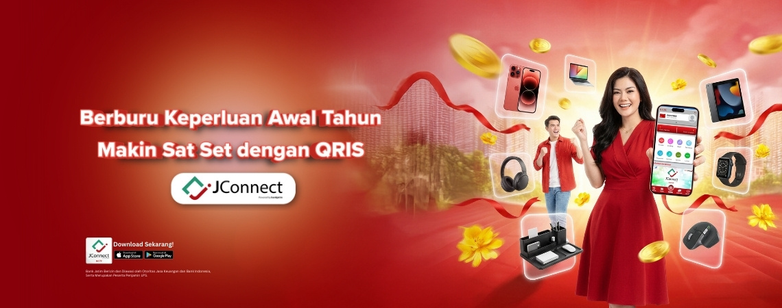 Berburu Keperluan Awal Tahun dengan QRIS JConnect Mobile