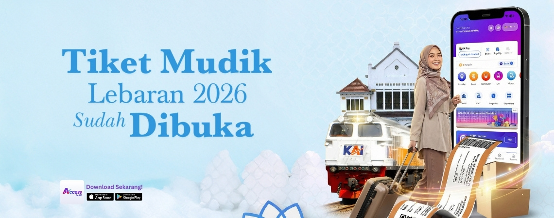 Tiket Kereta untuk Mudik Lebaran 2026 Sudah Dibuka!