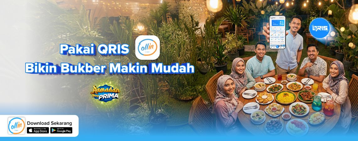 Pakai QRIS via Ollin by Nagari untuk Kemudahan Pembayaran Saat Bukber