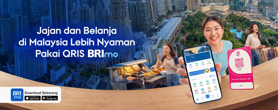 Pusing-Pusing di Malaysia Bayarnya Praktis Pakai Fitur QRIS BRImo