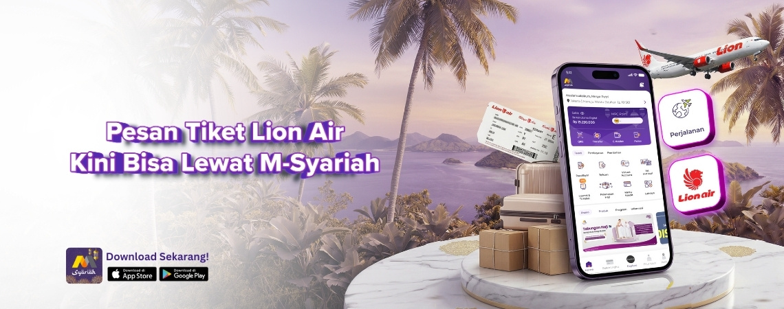 Pesan Tiket Lion Air Kini Bisa Lewat M-Syariah