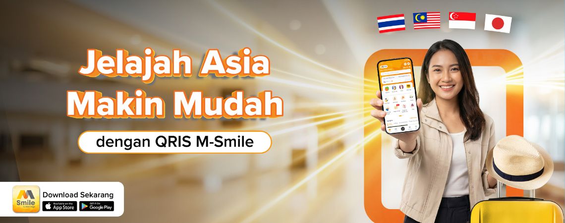 Jelajahi Asia Makin Mudah dengan Fitur QRIS M-Smile