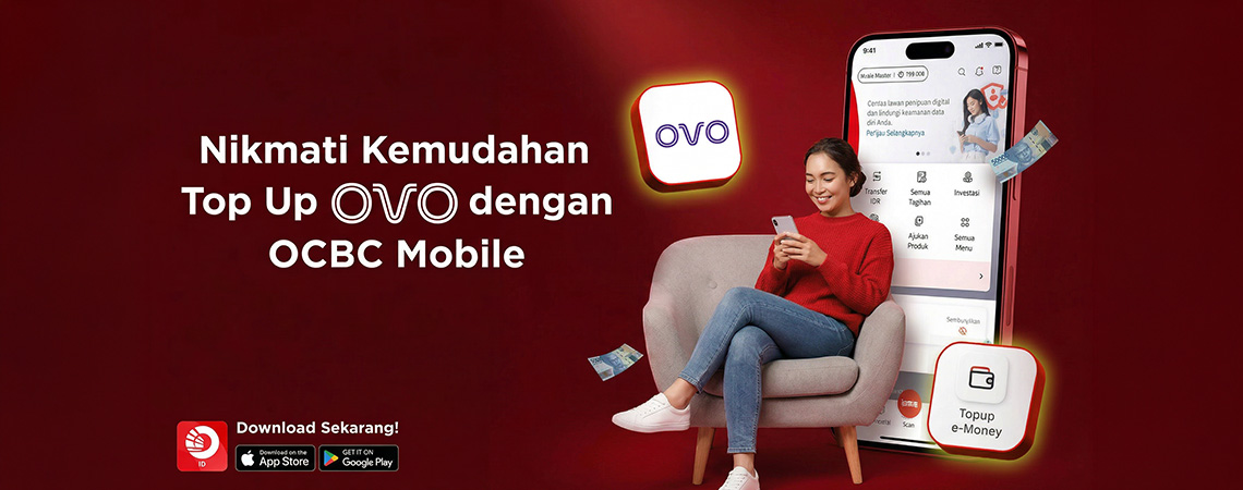 Nikmati Kemudahan Top Up OVO dengan OCBC Mobile