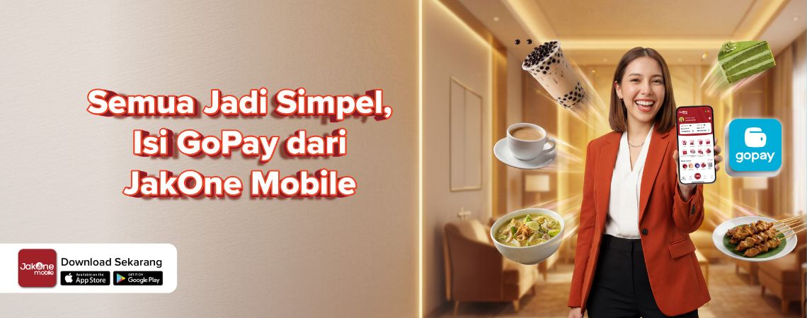 Semua Jadi Simpel, Isi GoPay dari JakOne Mobile