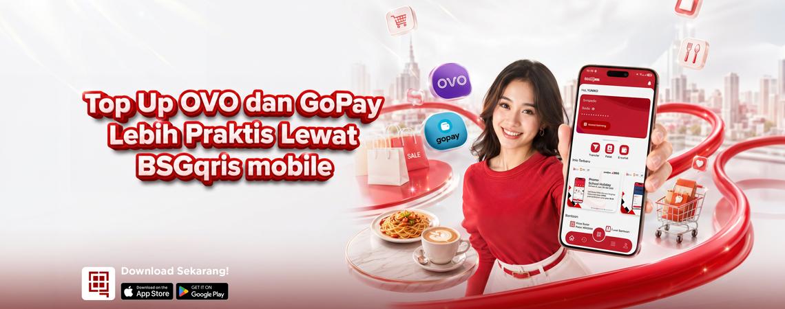 Top Up OVO dan GoPay Lebih Praktis Lewat BSGqris Mobile