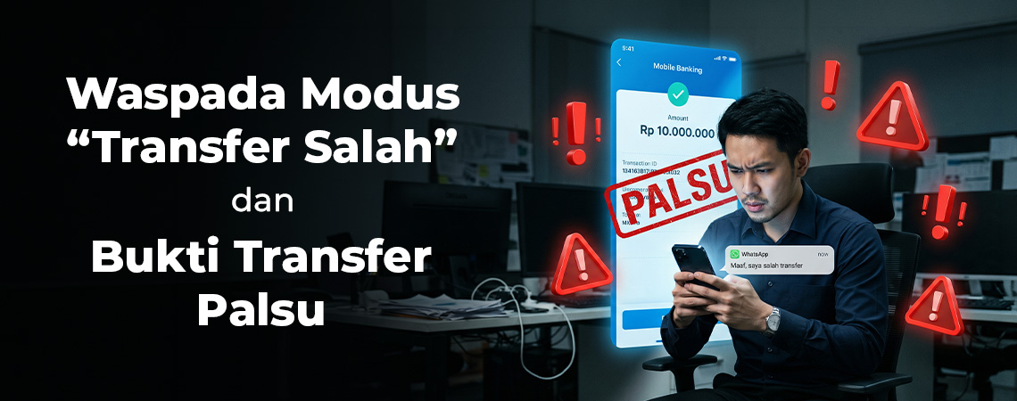 Waspada Modus “Transfer Salah” dan Bukti Transfer Palsu