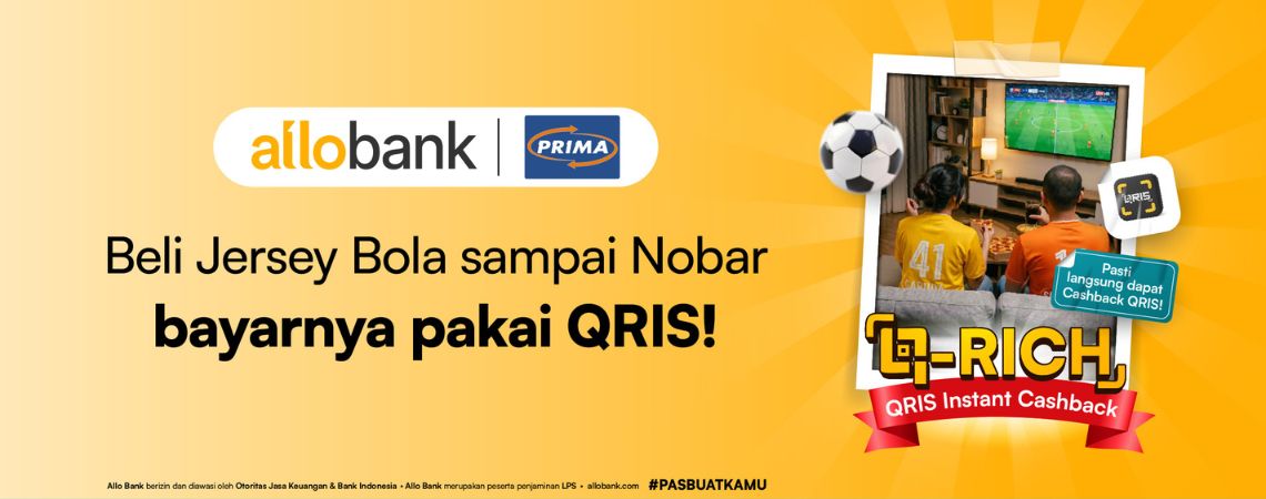 Beli Jersey Bola sampai Nobar Bayarnya Pakai QRIS!