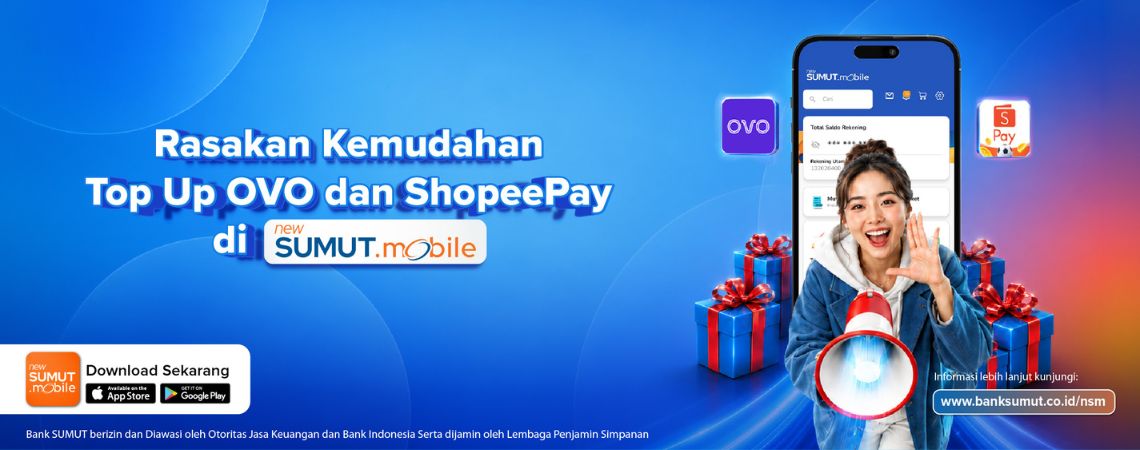 Rasakan Kemudahan Top Up OVO dan ShopeePay di Sumut Mobile 