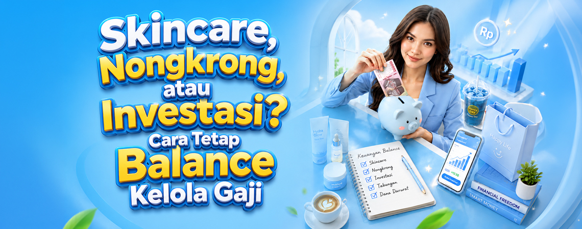 Skincare, Nongkrong, atau Investasi? Cara Tetap Balance Kelola Gaji