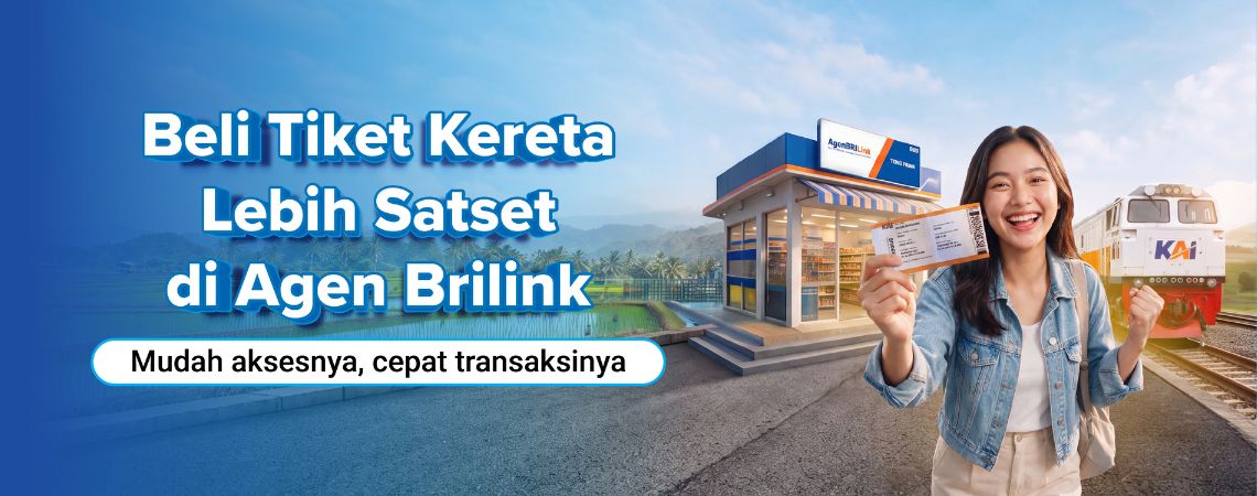 Beli Tiket Kereta Lebih Satset di Agen Brilink
