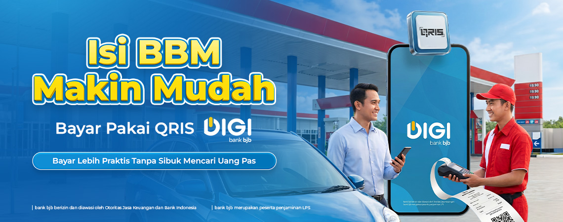 Isi BBM Makin Mudah, Bayar Pakai QRIS DIGI bank bjb 
