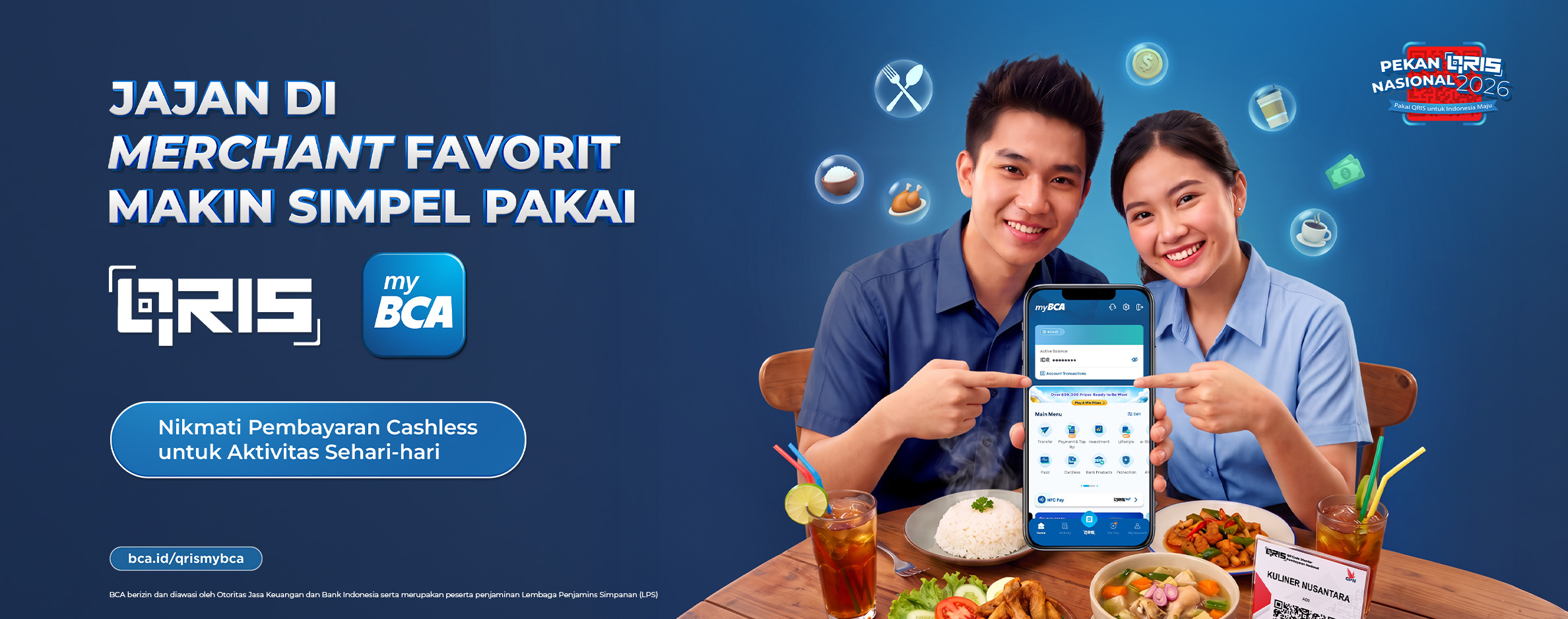 Jajan di Merchant Favorit Makin Simpel Pakai QRIS di myBCA