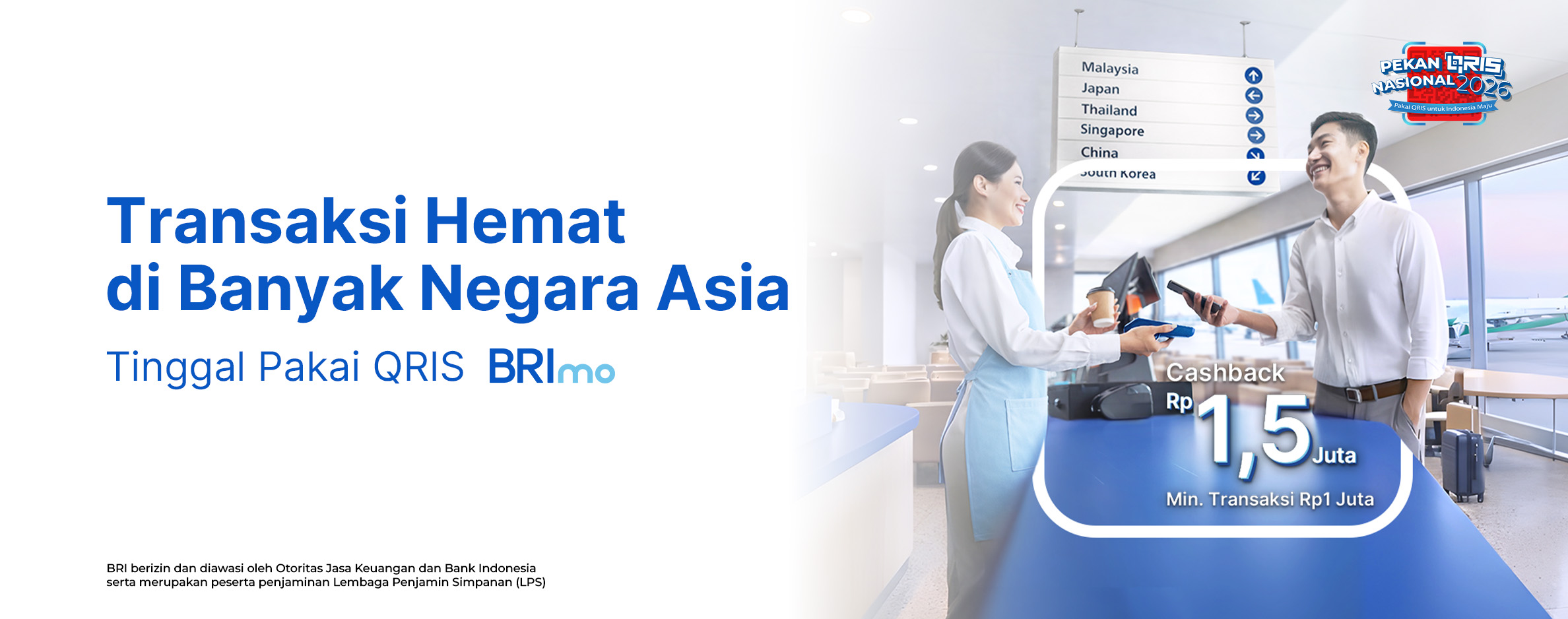 Transaksi Hemat di Banyak Negara Asia, Tinggal Pakai QRIS BRImo