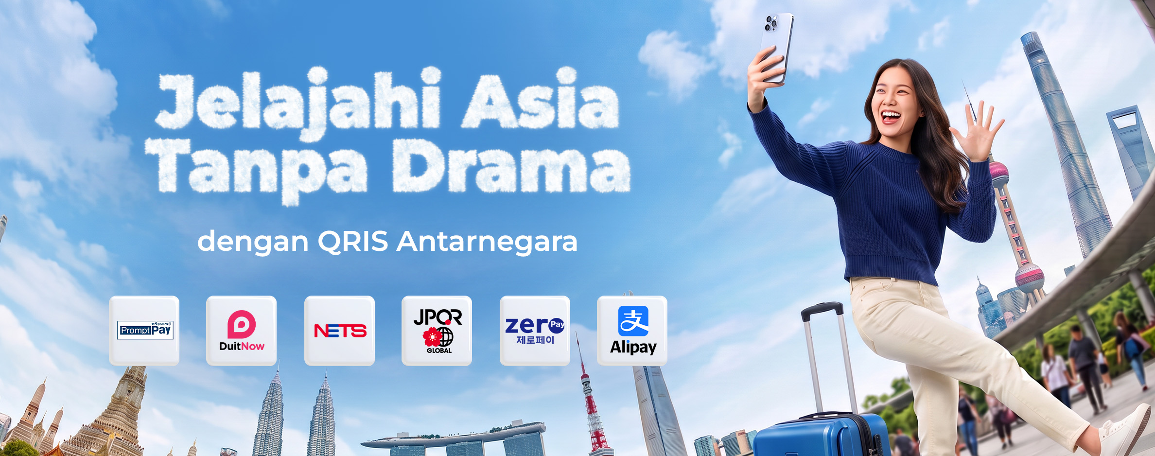 Jelajahi Asia Tanpa Drama dengan QRIS Antarnegara