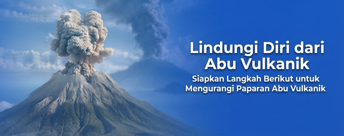 Lindungi Diri dari Abu Vulkanik