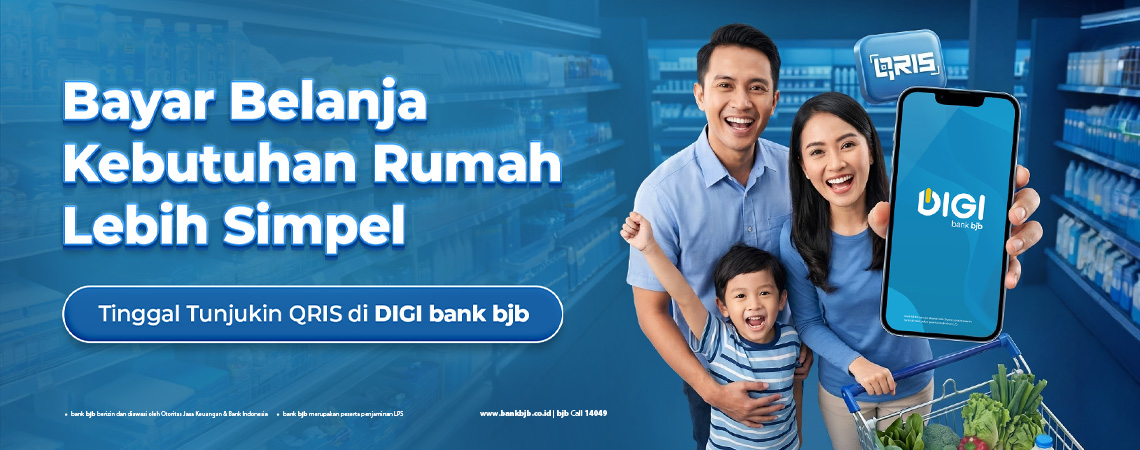 Belanja Kebutuhan Rumah Tinggal Tunjukkan QRIS DIGI bank bjb