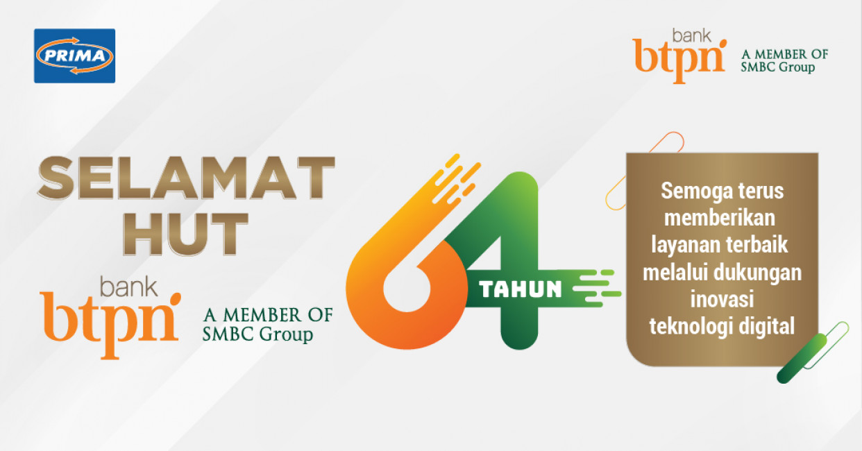 HUT BANK BTPN KE 64