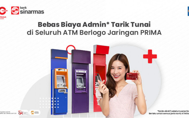BEBAS biaya admin tarik tunai di ATM Jaringan Prima