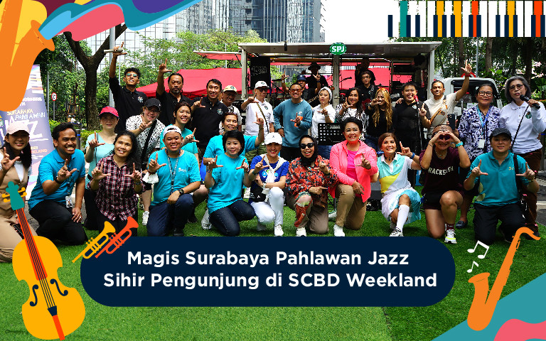 Magis Surabaya Pahlawan Jazz Sihir Pengunjung di SCBD Weekland