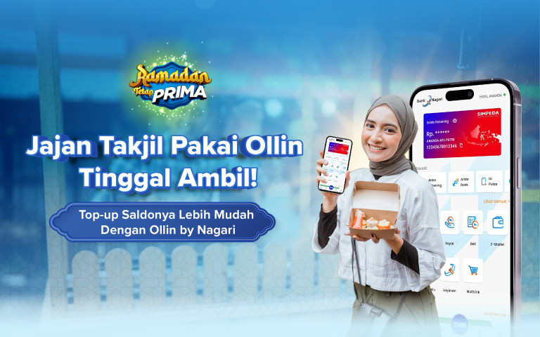 Jajan Takjil Pakai Ollin, Tinggal Ambil!