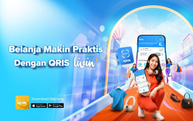Belanja Makin Praktis dengan QRIS Livin’ by Mandiri