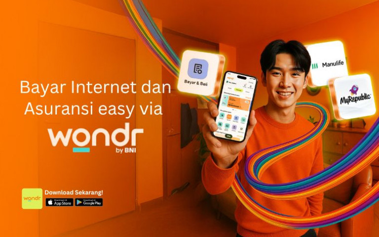 Bayar Internet dan Asuransi easy via wondr by BNI!