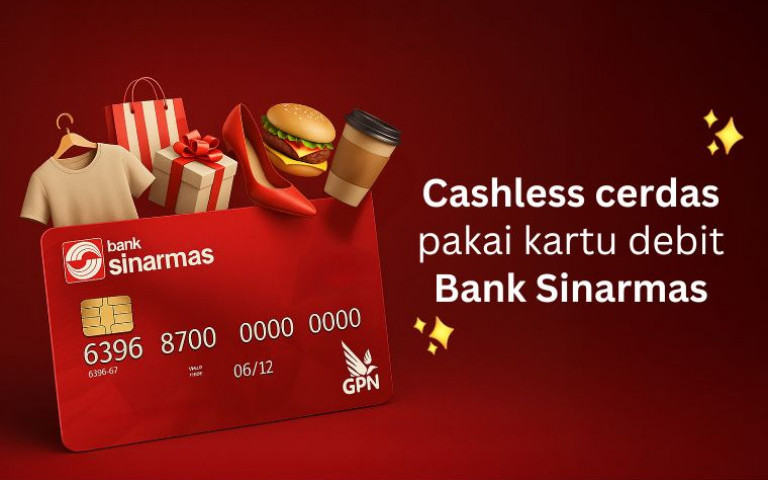 Cashless cerdas pakai kartu debit Bank Sinarmas