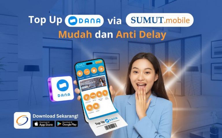 Top Up DANA via Sumut Mobile: Mudah dan Anti Delay