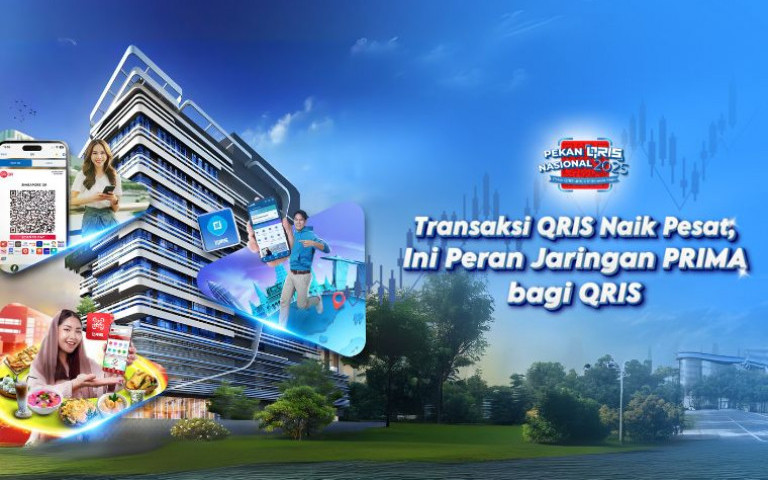 Transaksi QRIS Naik Pesat, Ini Peran Jaringan PRIMA bagi QRIS