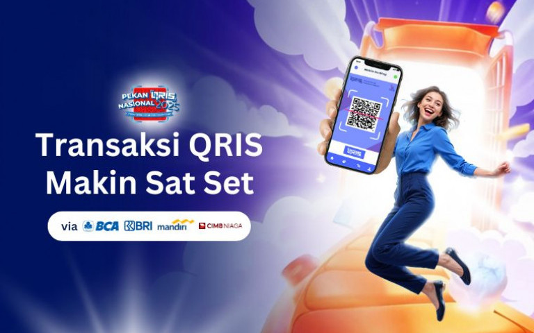 Transaksi QRIS Makin Sat Set via BCA, BRI, Mandiri, CIMB Niaga!