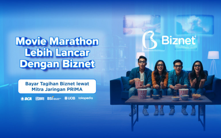 Movie Marathon Lebih Lancar dengan Biznet