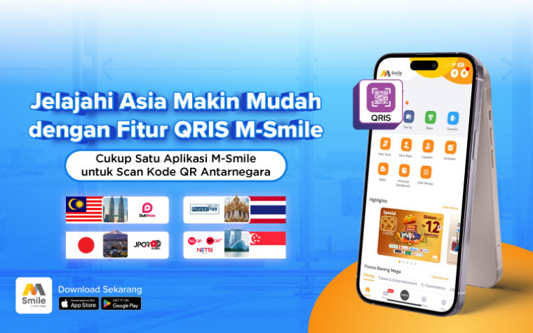 Jelajahi Asia Makin Mudah dengan Fitur QRIS M-Smile