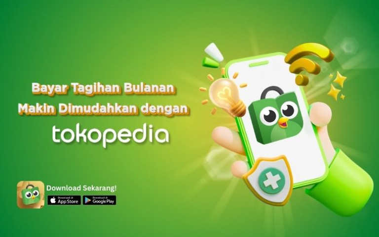 Bayar Tagihan Bulanan Makin Dimudahkan dengan Tokopedia