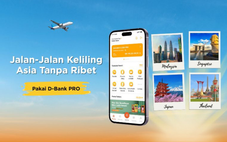 Jalan-Jalan Keliling Asia Tanpa Ribet Pakai D-Bank PRO