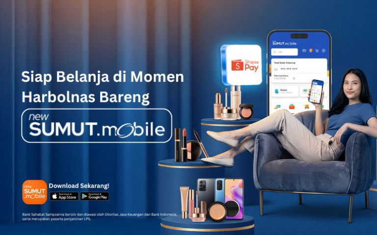 Siap Belanja di Momen Harbolnas Bareng new SUMUT.mobile