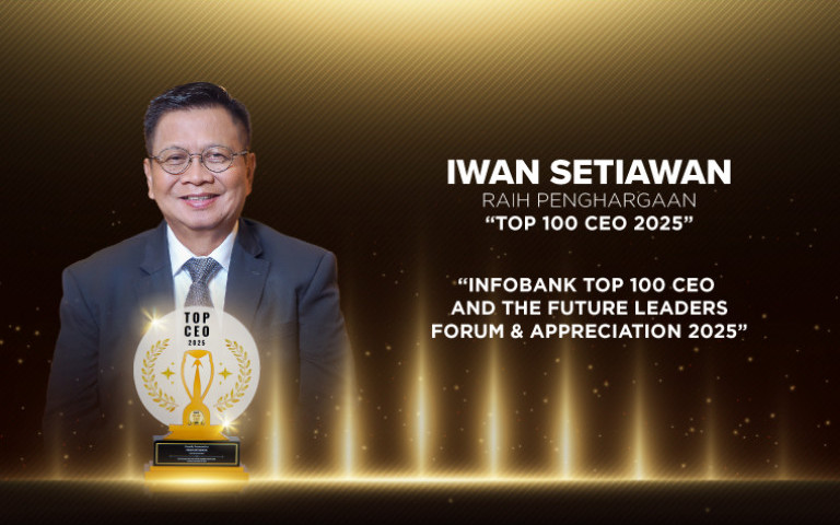 Iwan Setiawan Raih Penghargaan “TOP 100 CEO 2025” dalam “Infobank Top 100 CEO and the Future Leaders Forum & Appreciation 2025”
