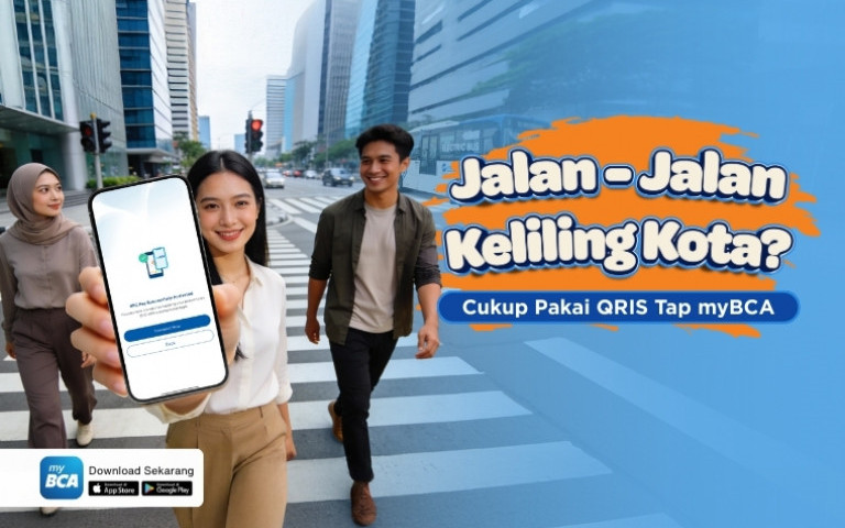 Jalan-jalan keliling Kota? Cukup Pakai QRIS Tap BCA
