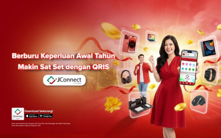 Berburu Keperluan Awal Tahun dengan QRIS JConnect Mobile