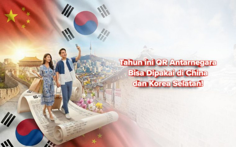 Tahun ini QRIS Bisa Dipakai di China dan Korea Selatan!