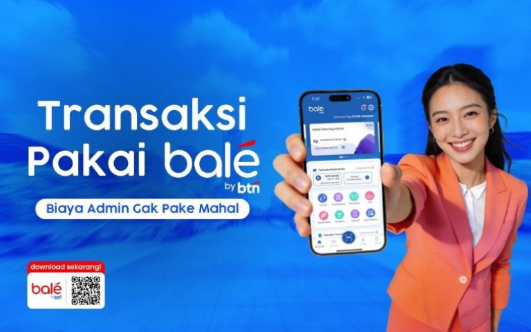 Transaksi Pakai balé by BTN, Biaya Admin Gak Pake Mahal